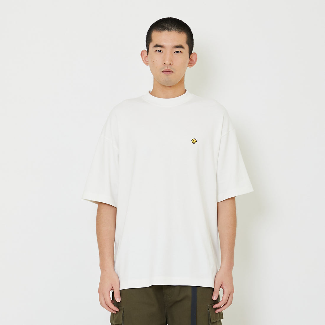 Men Embroidery Oversized Tee - SM2408133