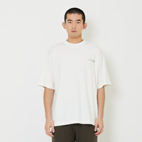 Men Printed Oversized Tee - Off White - SM2408134A