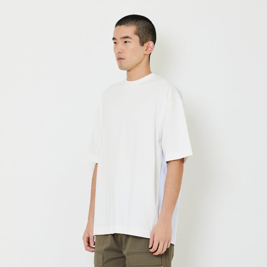 Men Combined Sweatshirt - Off White - SM2408136A