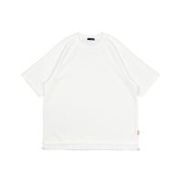 Men Oversized Waffle Top - Off White - SM2408137A