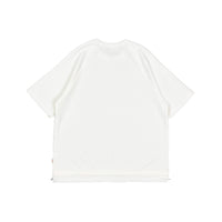 Men Oversized Waffle Top - Off White - SM2408137A