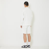 Men Waffle Knit Shorts - Off White - SM2408138A