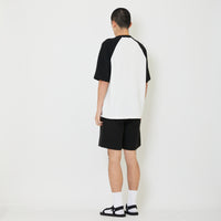 Men Waffle Knit Shorts - Black - SM2408138D