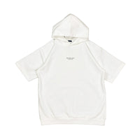 Men Printed Oversized Hoodie - Off White - SM2408140A