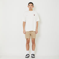 Men Twill Board Shorts - Khaki - SM2408142A