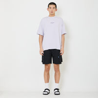 Men Nylon Cargo Shorts - Black - SM2408143D