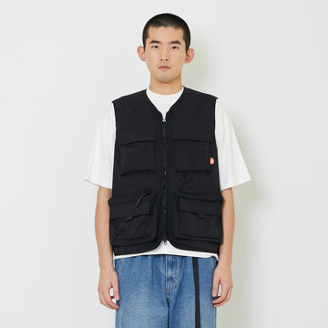 Men Vest Top - Black - SM2408144B