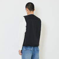 Men Vest Top - Black - SM2408144B