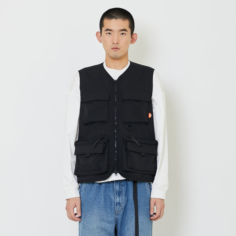 Men Vest Top - Black - SM2408144B