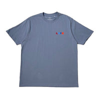 Men Graphic Tee - Dusty Blue - SM2408178B