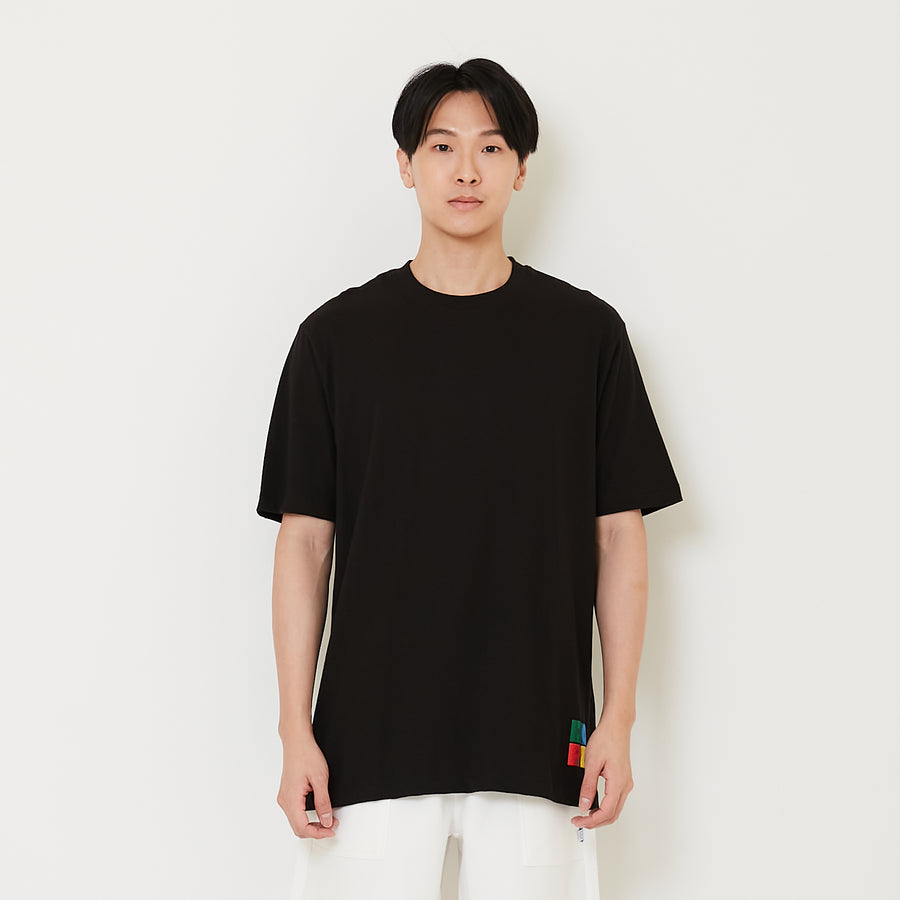 Men Graphic Tee - Black - SM2408178D