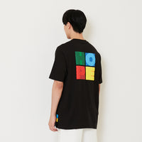 Men Graphic Tee - Black - SM2408178D