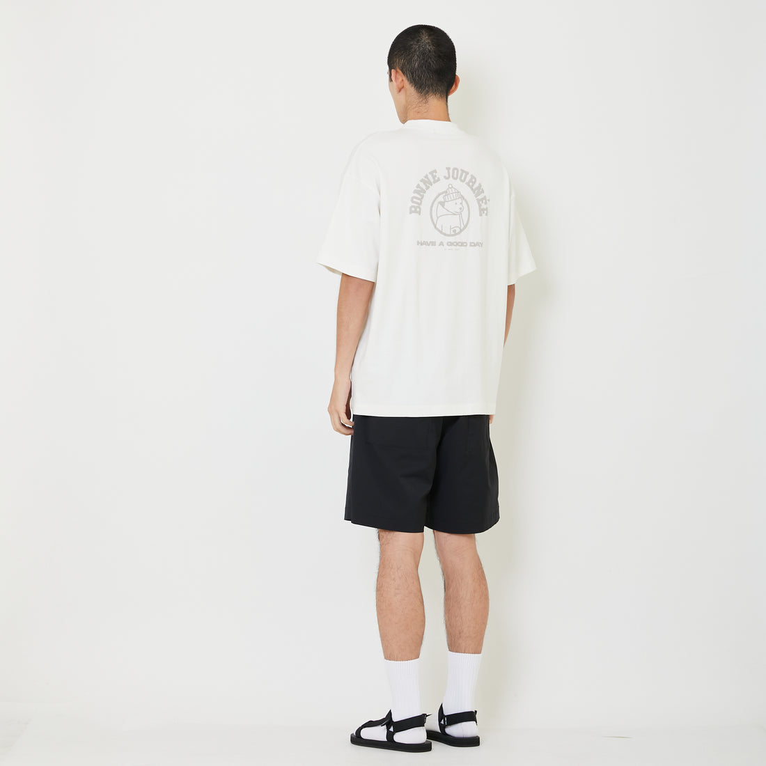 Men Printed Oversized Tee - SM2409154