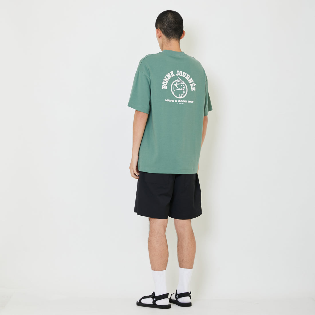 Men Printed Oversized Tee - SM2409154