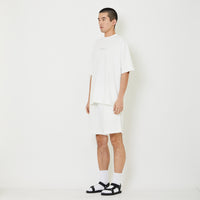 Men Pique Shorts - Off White - SM2409156A