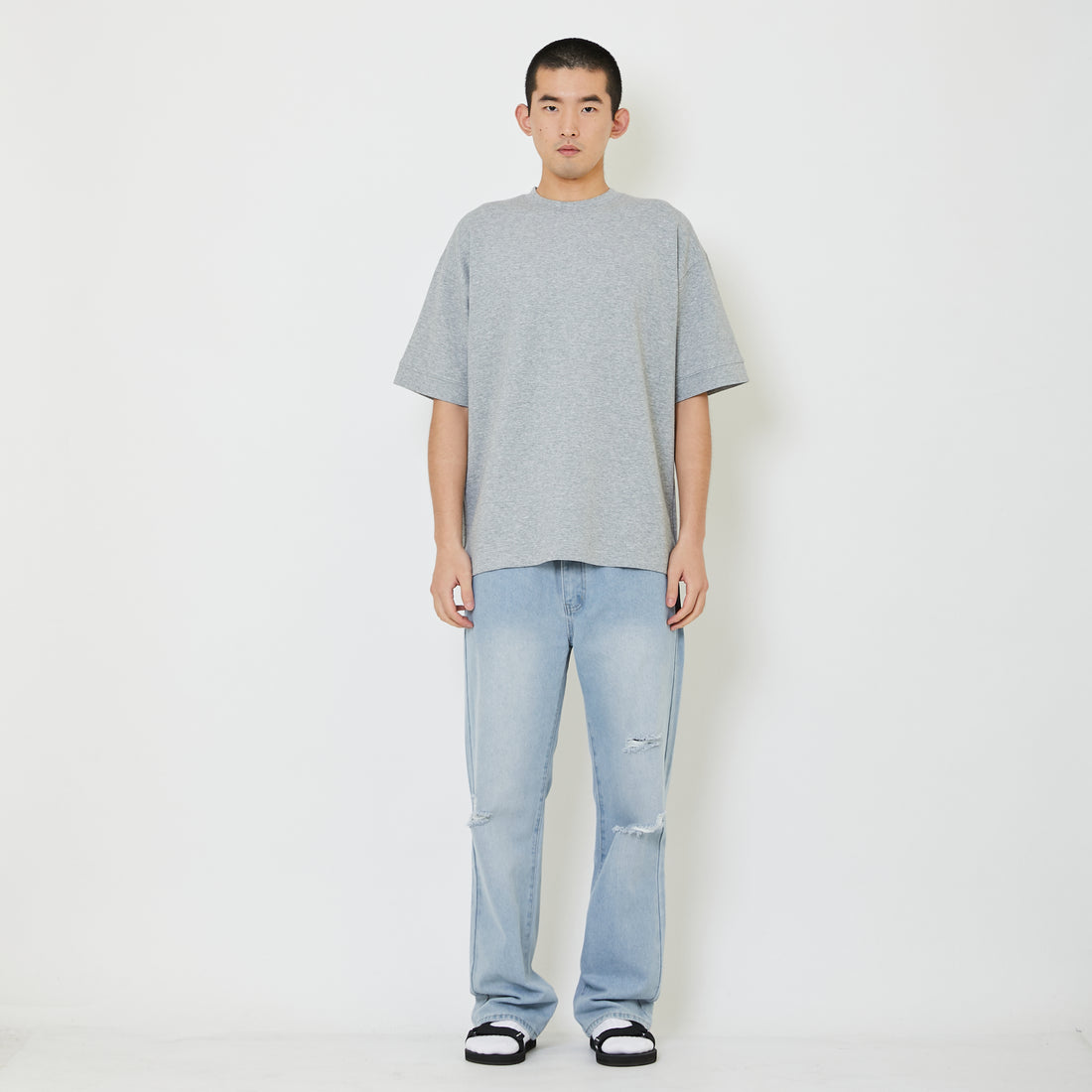 Men Oversized Neoprene Top - SM2409160