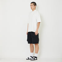 Mens Oversized Polo Tee - Off White - SM2409161A