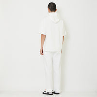 Men Oversized Hoodie - Off White - SM2409162A