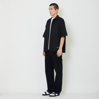 Men Oversized Shirt - Black - SM2409164B