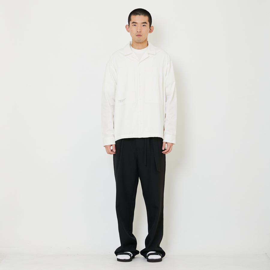 Men Oversized Shirt - Off White - SM2409165A