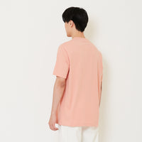 Men Graphic Tee - Dusty Pink - SM2409180B