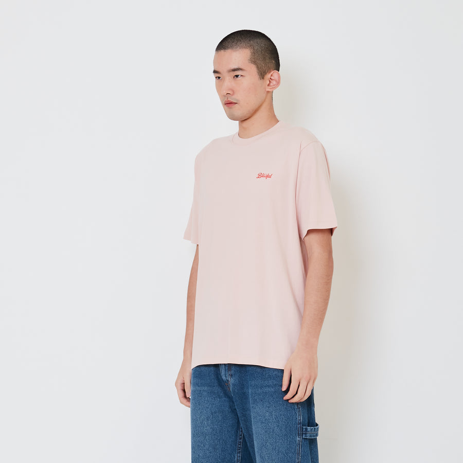 Men Graphic Tee - Pink - SM2410183B