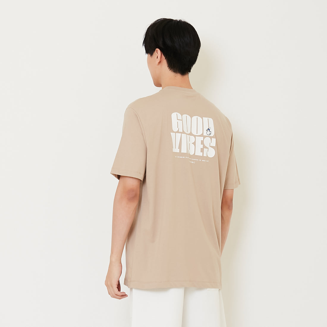 Men Graphic Tee - Dk Khaki - SM2410184C