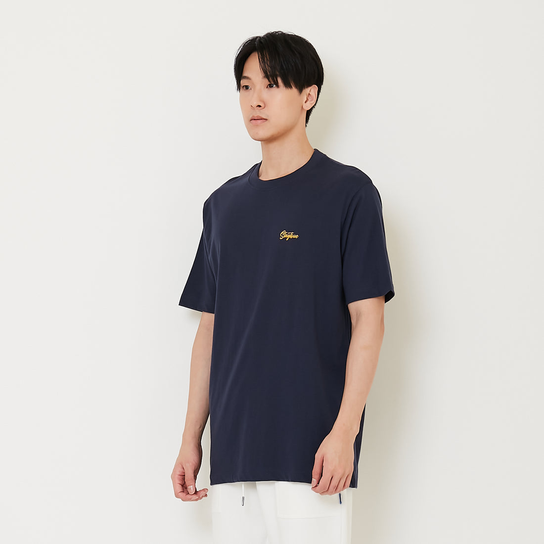 Men Graphic Tee - Navy - SM2410187B