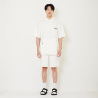 Men Neoprene Shorts - Off White - SM2410195A