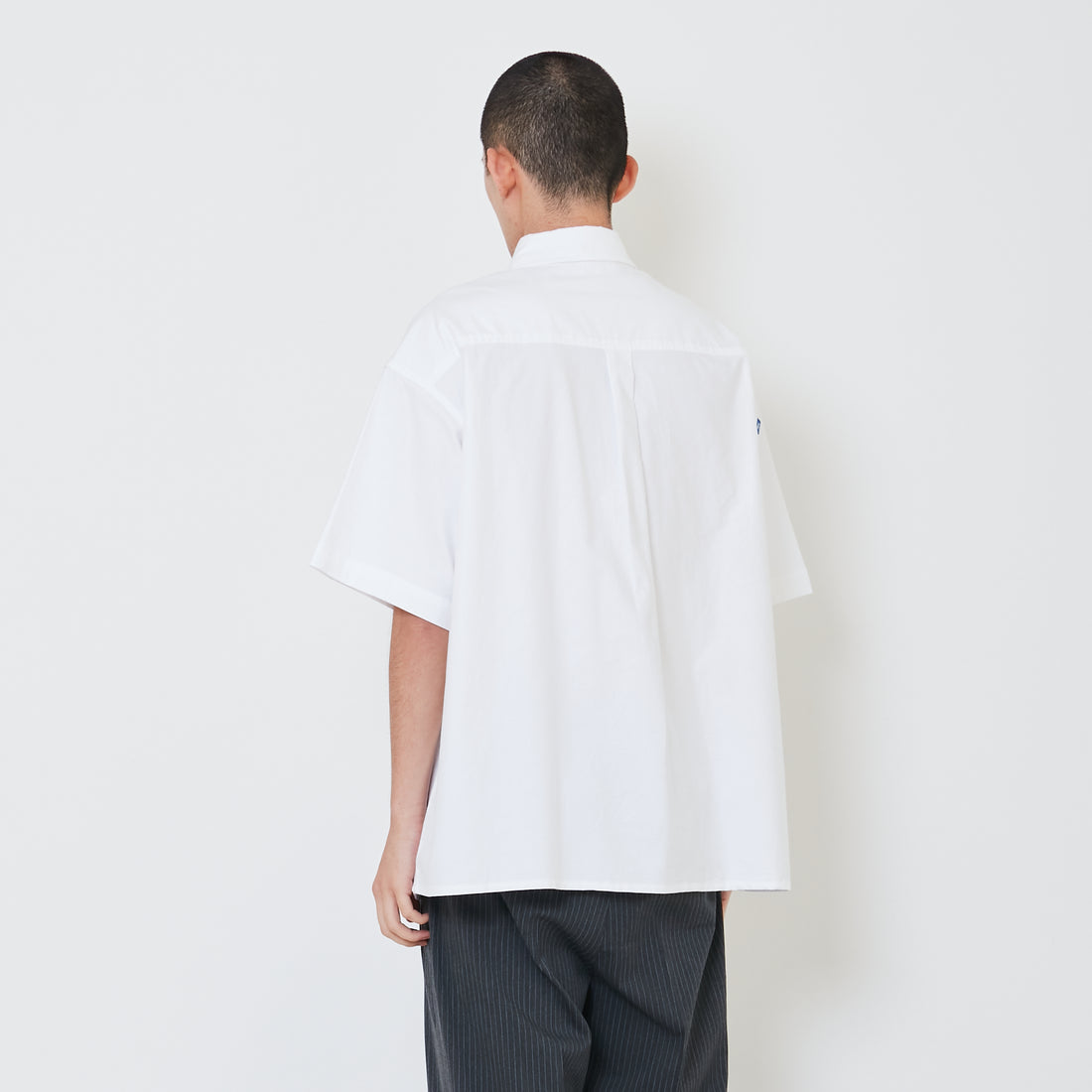 Men Oversized Shirt - Off White - SM2410198A