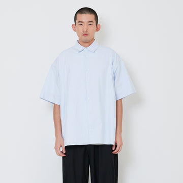 Men Oversized Shirt - Light Blue - SM2410198B