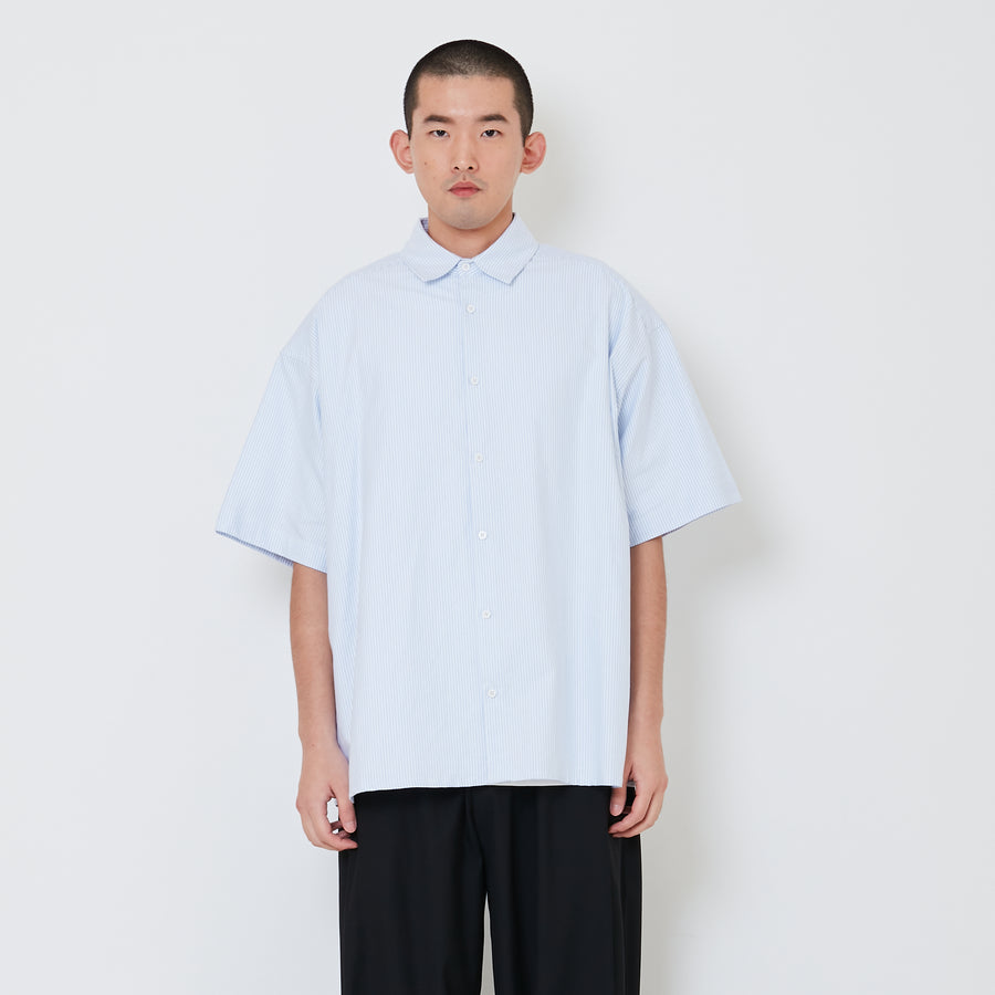 Men Oversized Shirt - Light Blue - SM2410198B