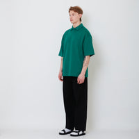 Men Wide Leg Long Pants - Black - SM2410199B