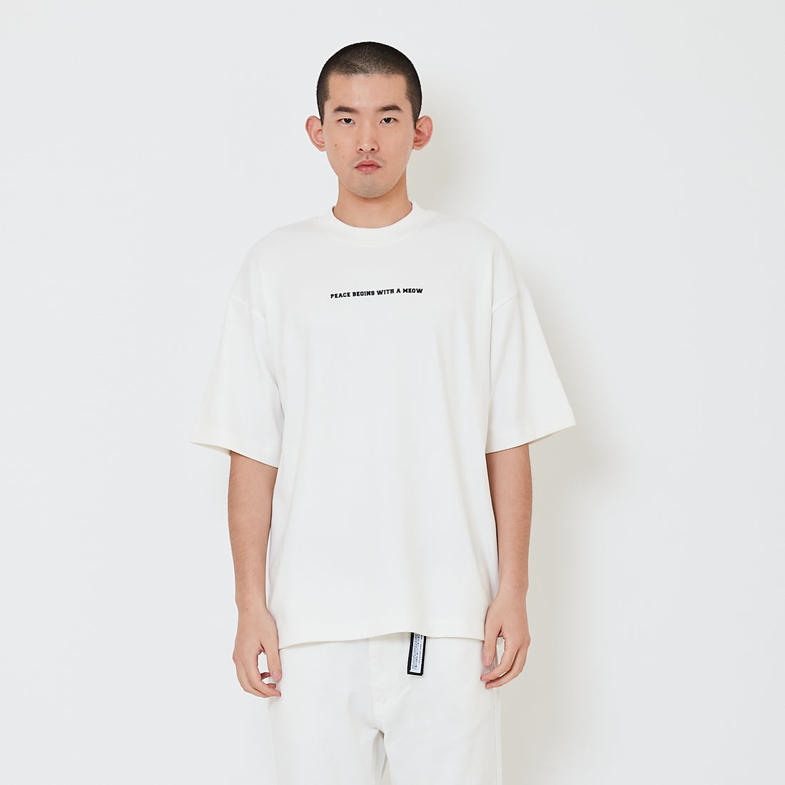 Men Printed Oversized Tee - SM2410205