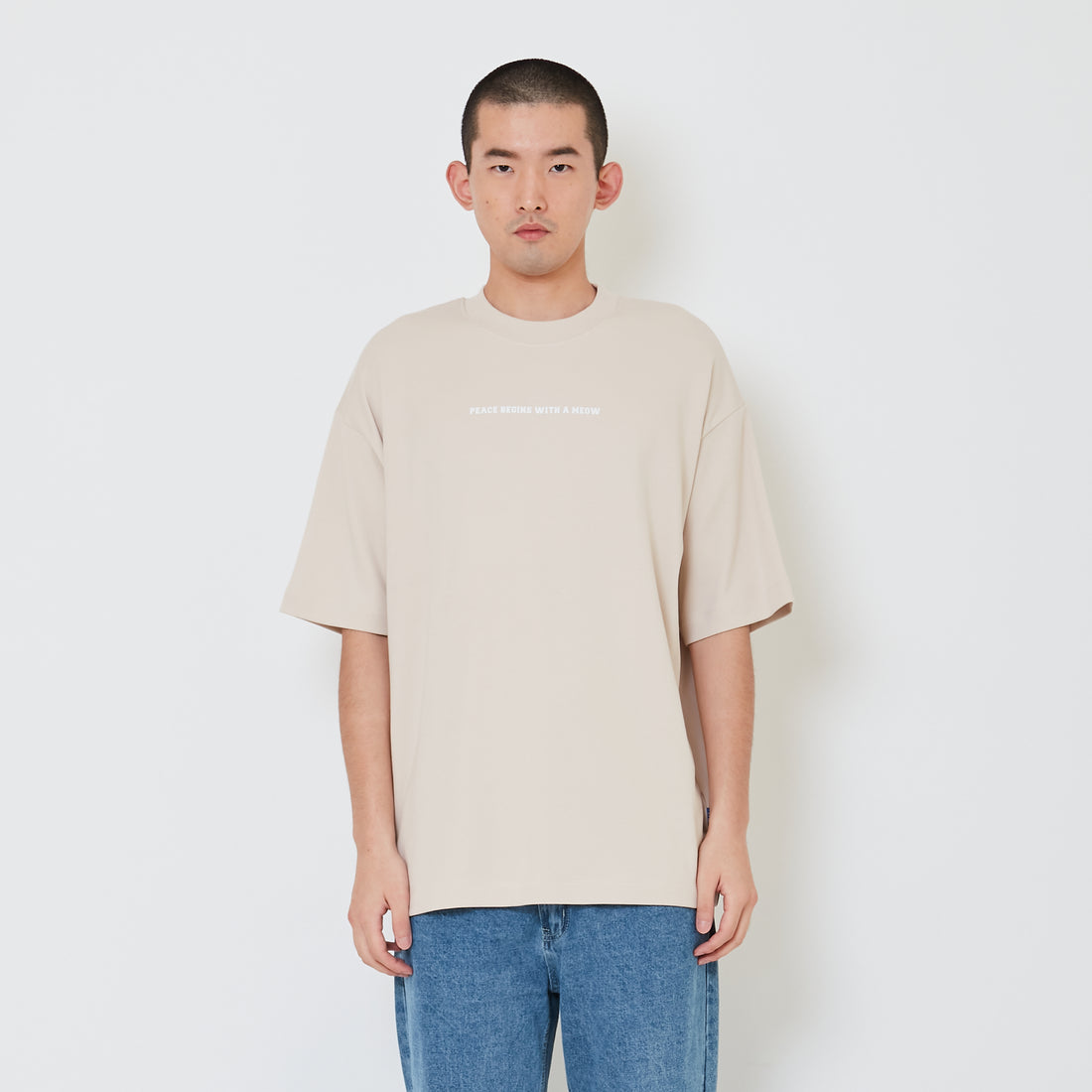 Men Printed Oversized Tee - SM2410205