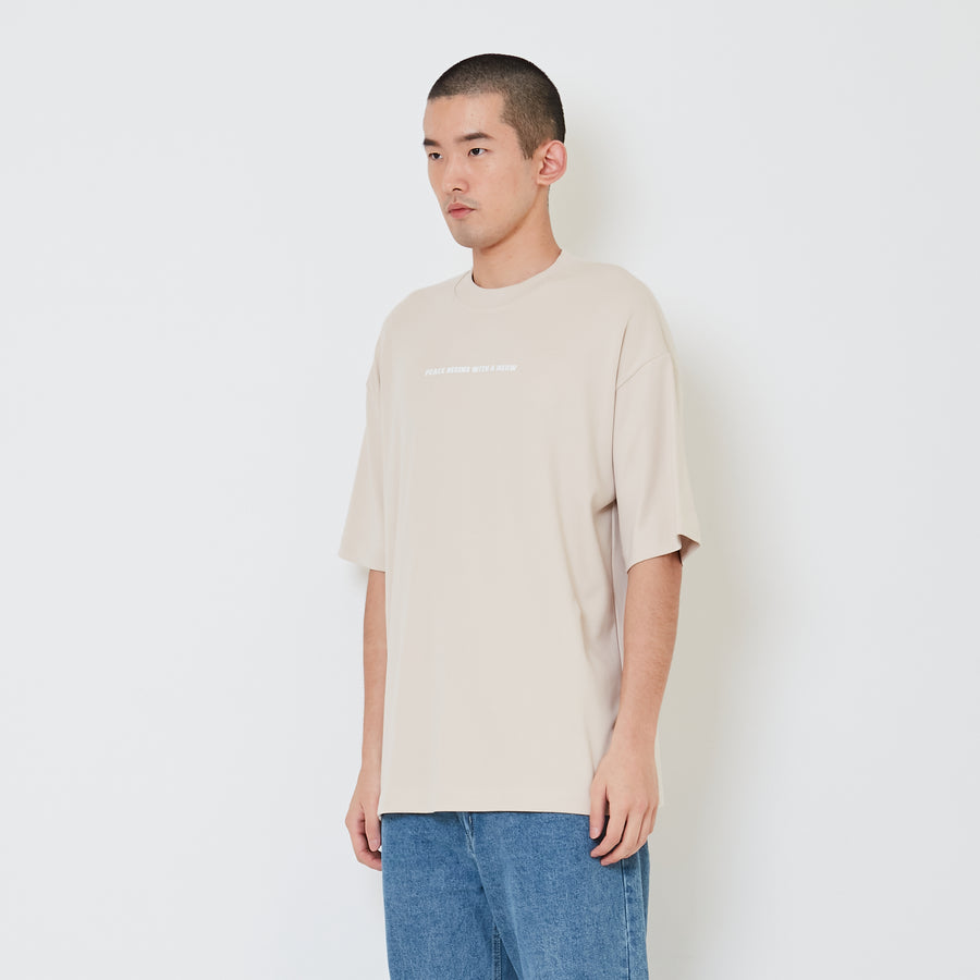 Men Printed Oversized Tee - SM2410205