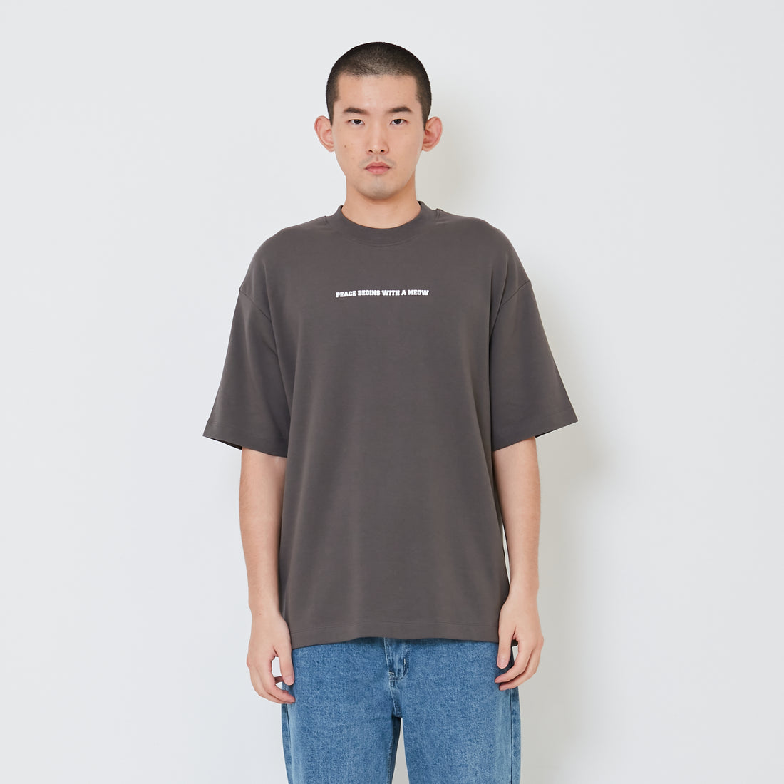 Men Printed Oversized Tee - SM2410205