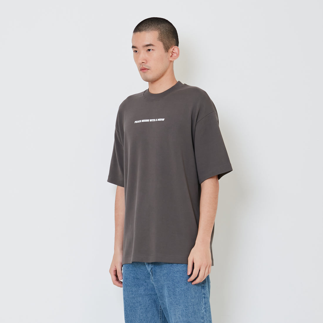 Men Printed Oversized Tee - SM2410205