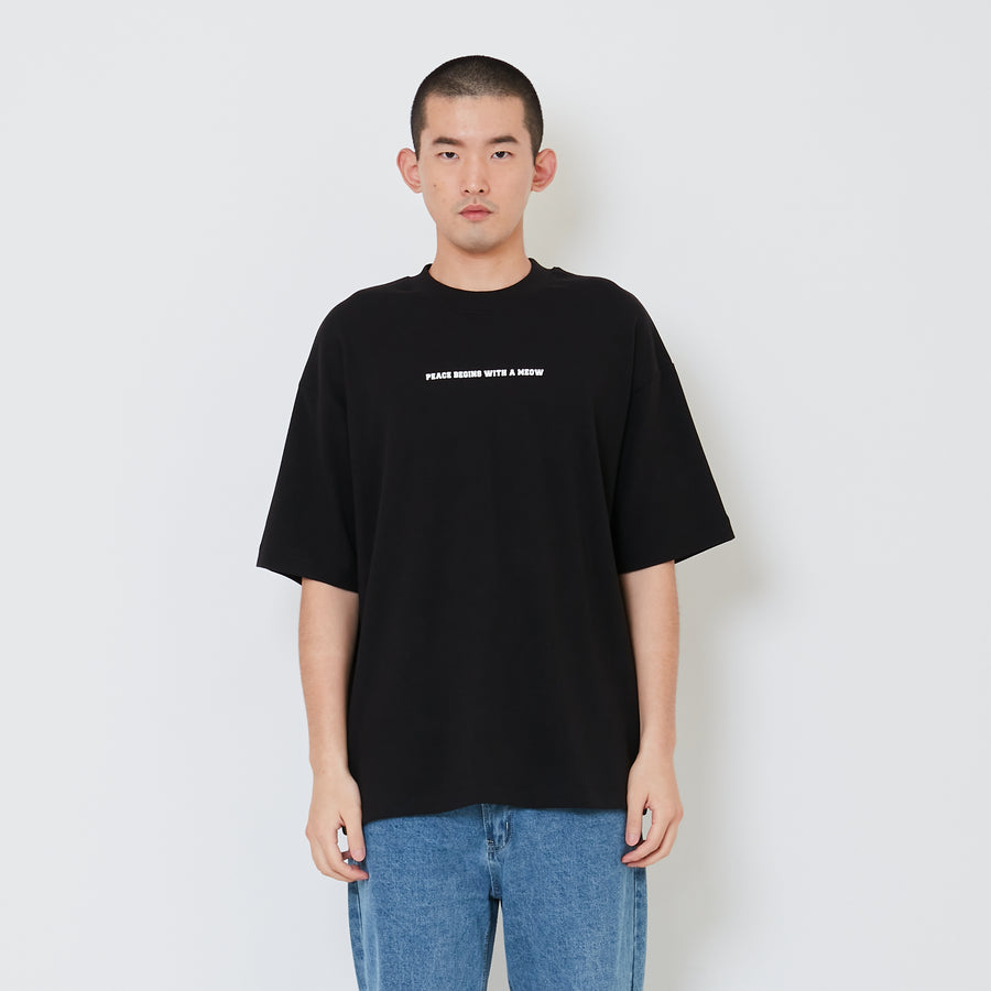 Men Printed Oversized Tee - SM2410205