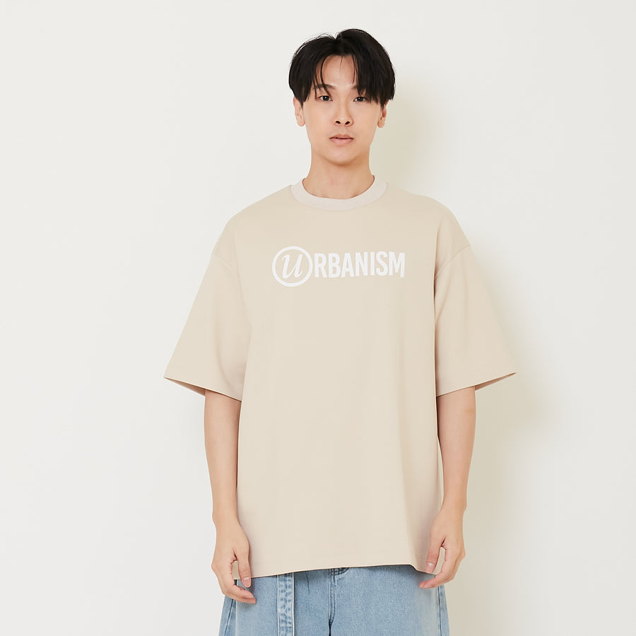 Men Oversized Printed Neoprene Top - SM2410207