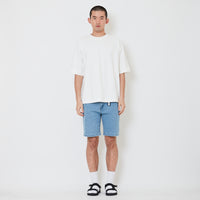 Men Slim Fit Denim Shorts - Blue - SM2410210C