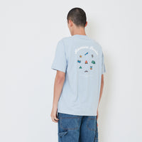 Men Graphic Tee - Blue - SM2411185B