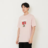 Men Graphic Tee - Light Pink - SM2411186B