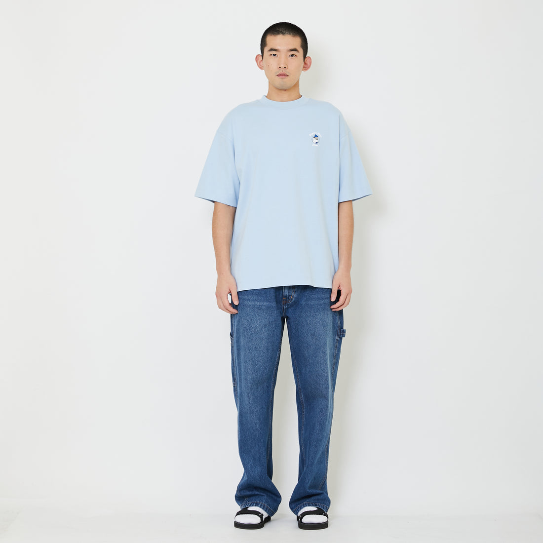 Men Embroidery Oversized Tee - SM2411187