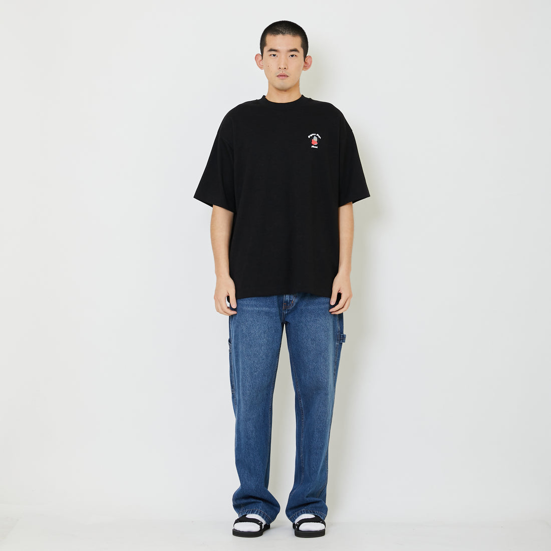 Men Embroidery Oversized Tee - SM2411187