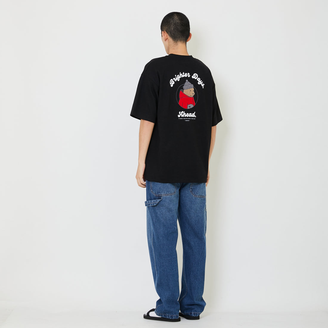 Men Embroidery Oversized Tee - SM2411187