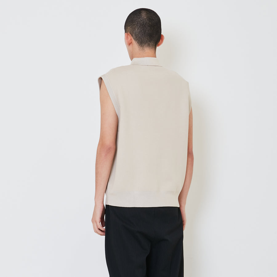 Men Vest Top - Sand - SM2411222A