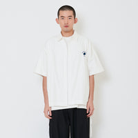 Men Oversized Shirt - Off White - SM2411231A