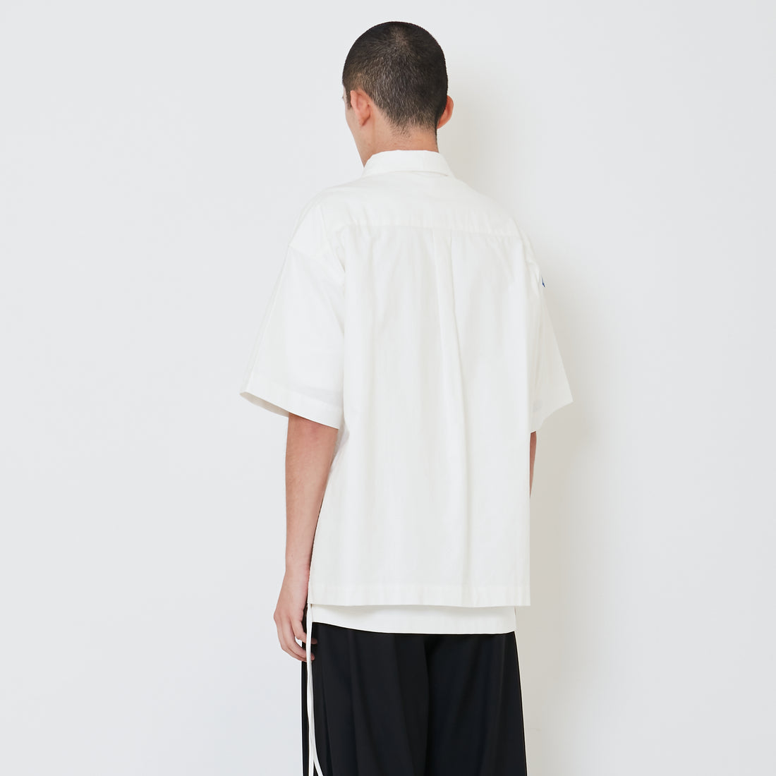 Men Oversized Shirt - Off White - SM2411231A