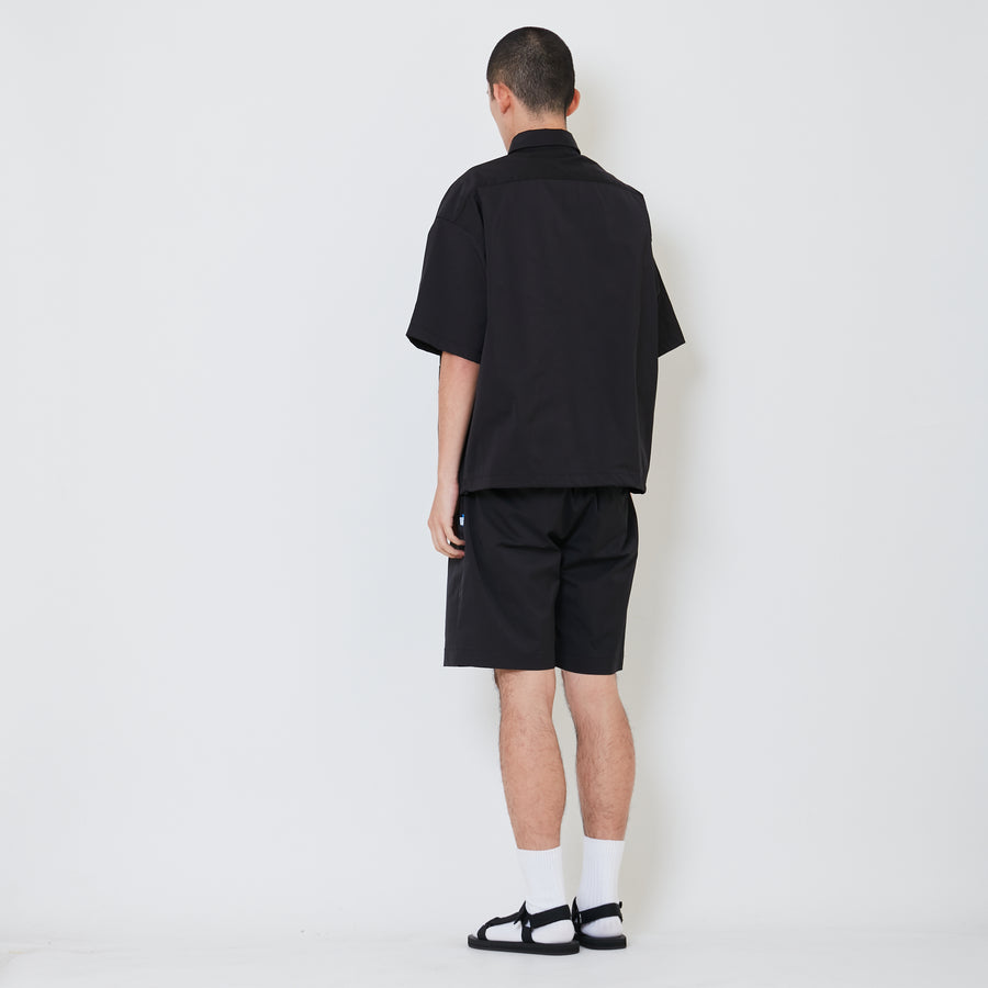 Men Nylon Shorts - Black - SM2411235B